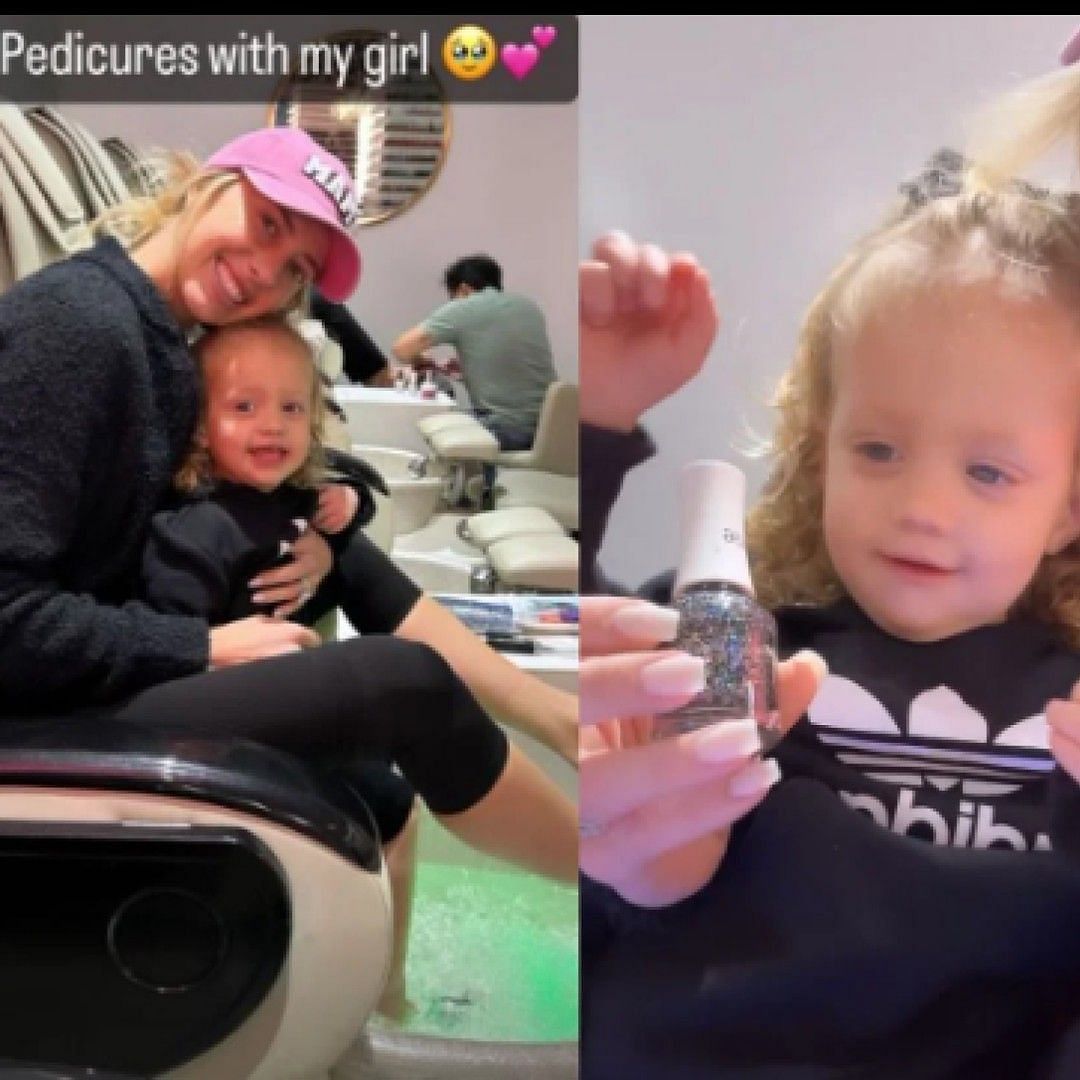 Brittany and Sterling Mahomes enjoyed a day getting pedicures together.