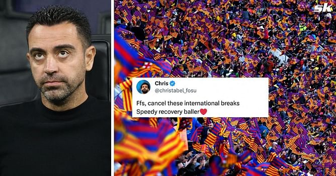 "Cancel these international breaks" "Horrible news" - Barcelona fans lose their minds as key players reportedly suffers ACL injury