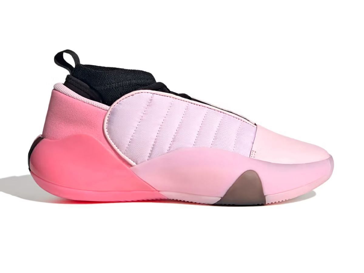 Adidas Harden Vol. 7 &ldquo;Pink&rdquo; sneakers (Image via Sneaker News)
