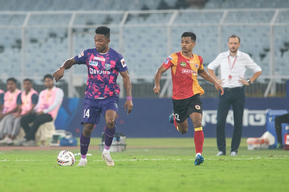 Rakip didn&#039;t have a good game (Image courtesy: ISL Media)