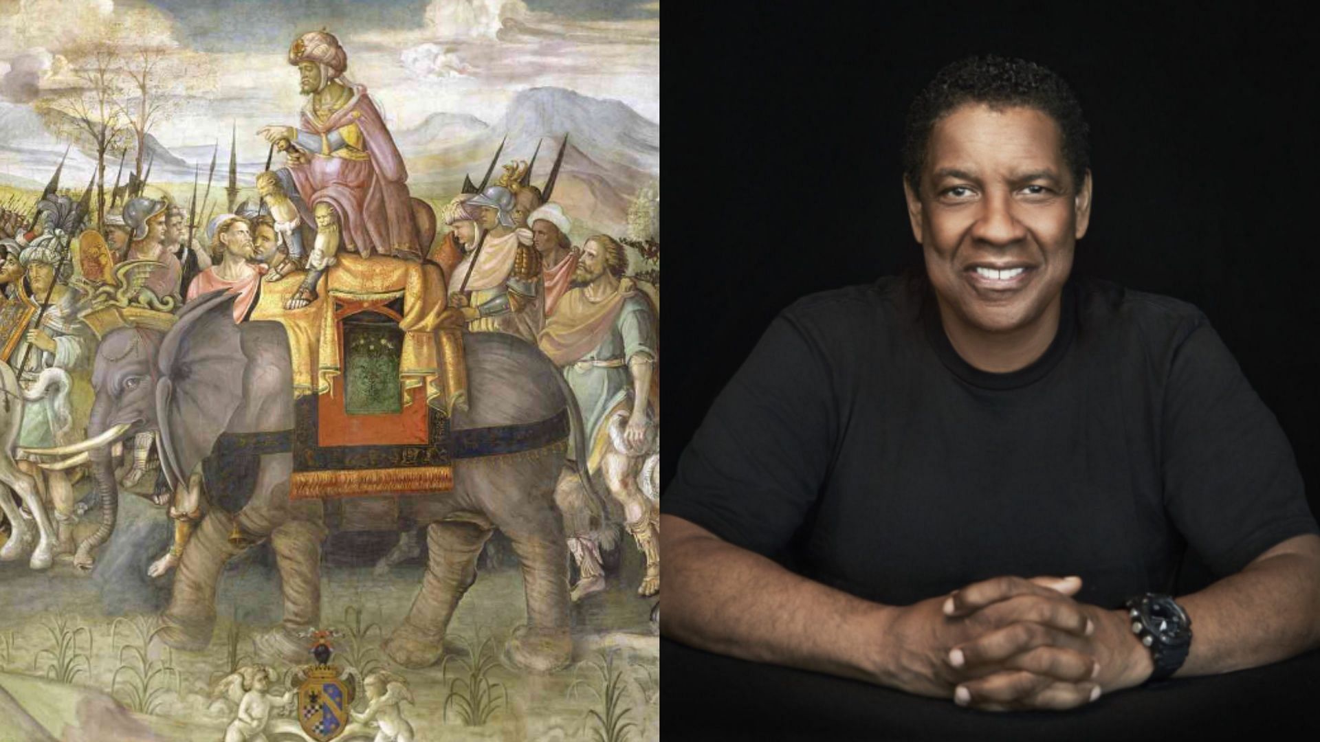 Denzel Washington will play the role of Hannibal Barca in upcoming Netflix epic drama. (Image via X/DiscussingFilm/endWokeness)