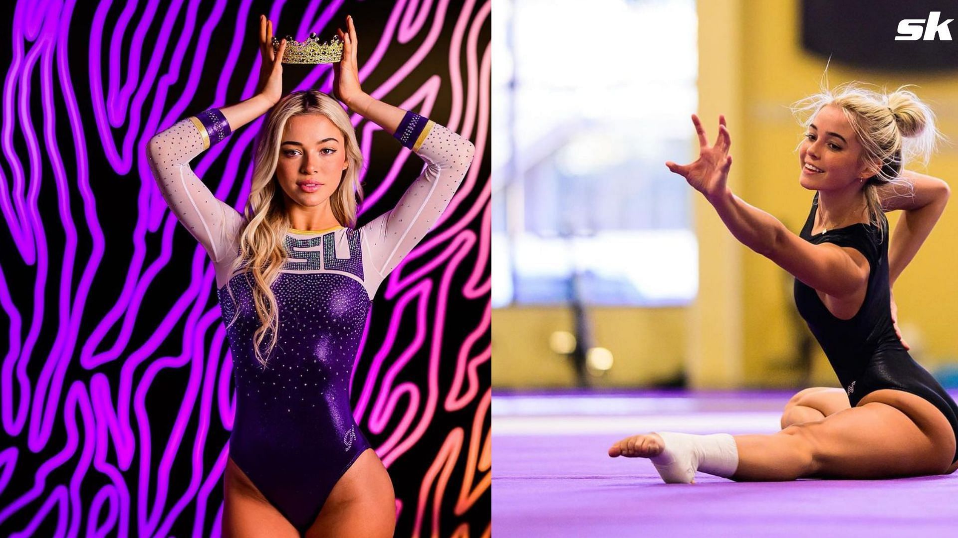 Olivia Dunne is a LSU gymnast and a social media sensation