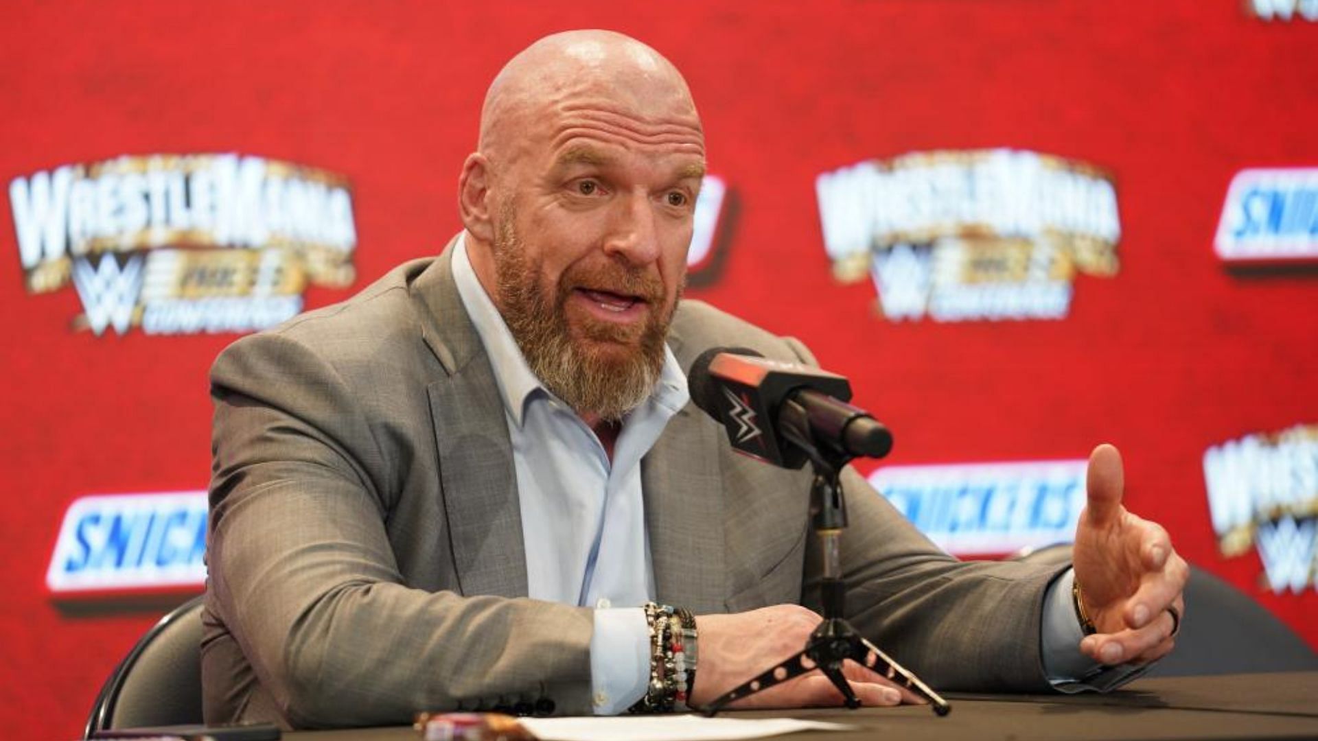 Triple H is currently the head of creative in WWE