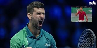 WATCH: Novak Djokovic blows kisses towards noisy Great Britain fans, later clarifies they were meant for his family & kids after Davis Cup QF win