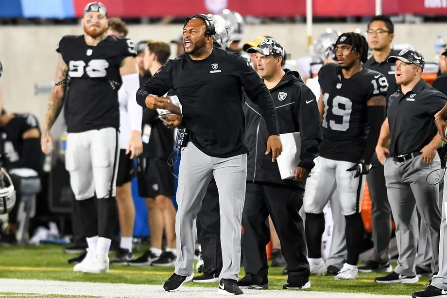 Antonio Pierce will helm the Las Vegas Raiders until 2023 ends