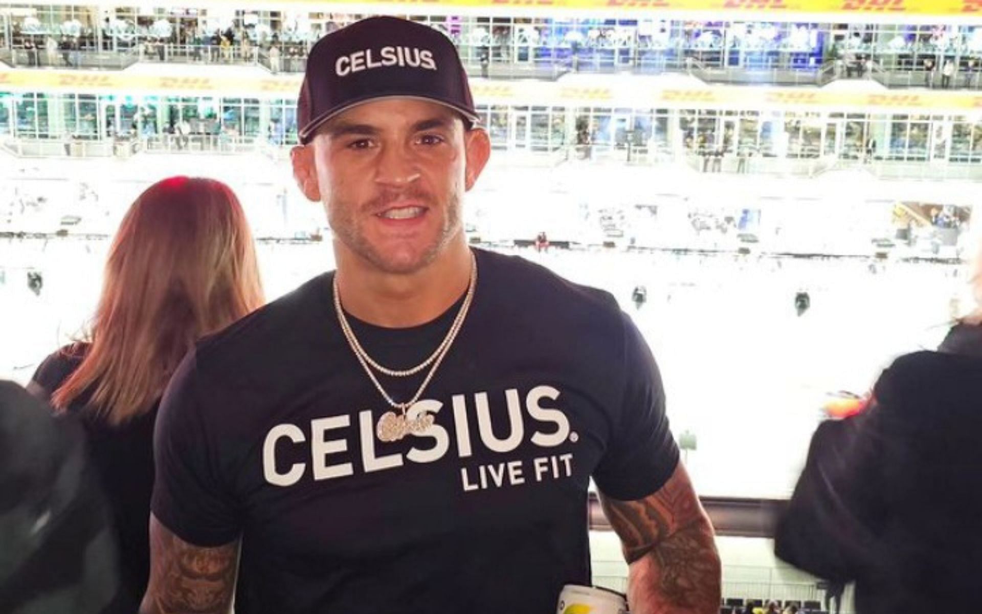 Dustin Poirier attending Las Vegas F1 event (Image Courtesy: @dustinpoirier Instagram)