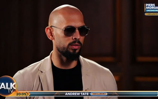 "Bro acting all tough": Social media trolls Andrew Tate for bizarre answer about crying in prison on Piers Morgan's PiersUncensored