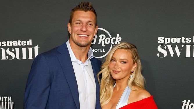 Rob Gronkowski, Camille Kostek take trip down memory lane with heartwarming note on 10-year anniversary