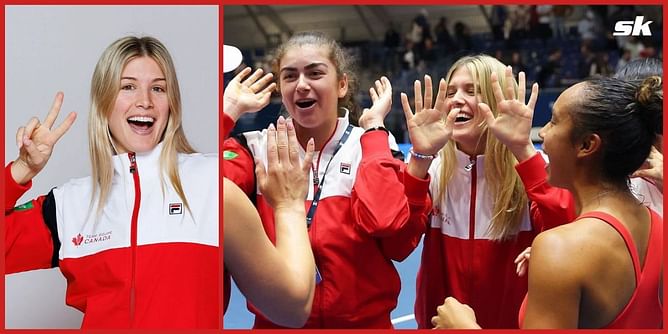 "When you play tennis for 20 years, you don't learn other skills" - Eugenie Bouchard jokes about poor dancing skills post Billie Jean King Cup triumph