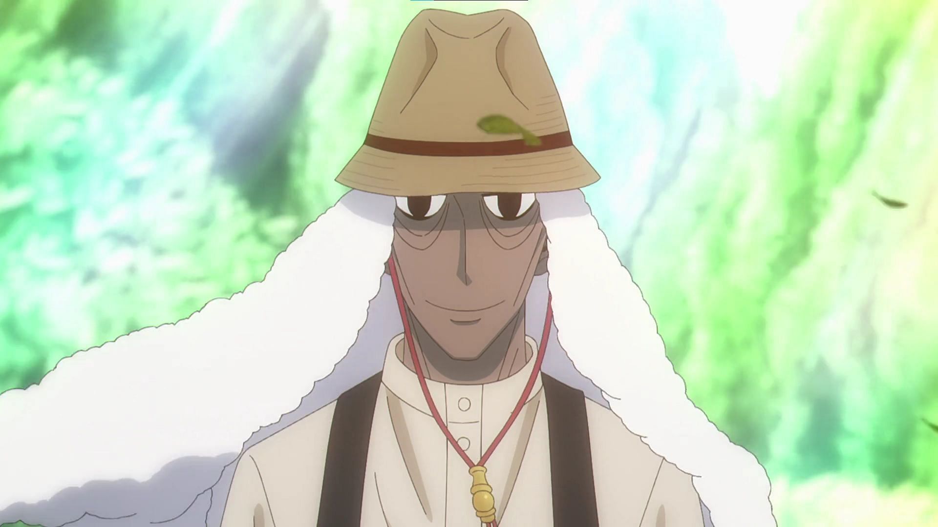 Shopkeeper as shown in the anime (Image via CloverWorks and WIT)