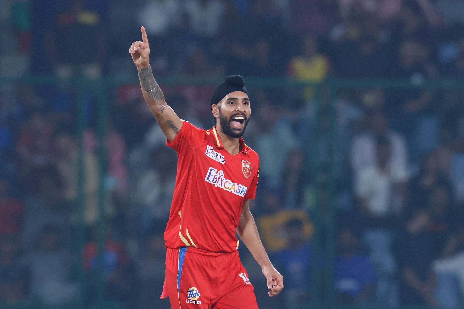 Harpreet Brar in action. (Photo Credits: IPL/BCCI)