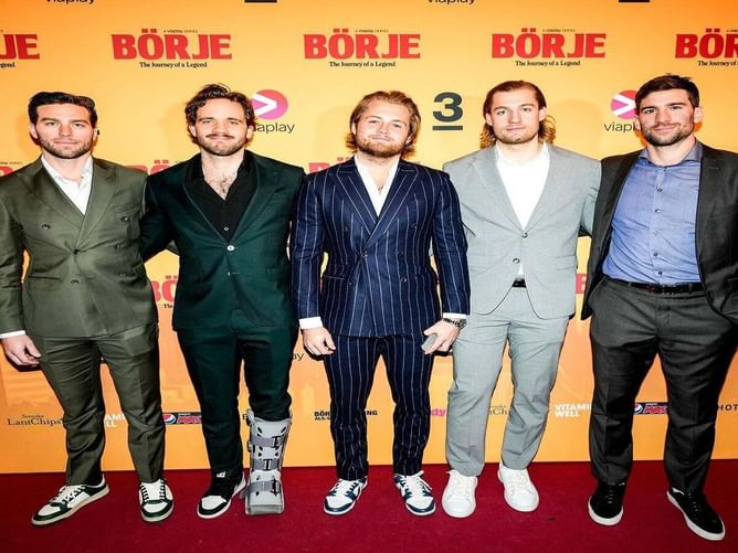 William Nylander and other Toronto Maple Leafs stars grace BÖRJE premiere's red carpet
