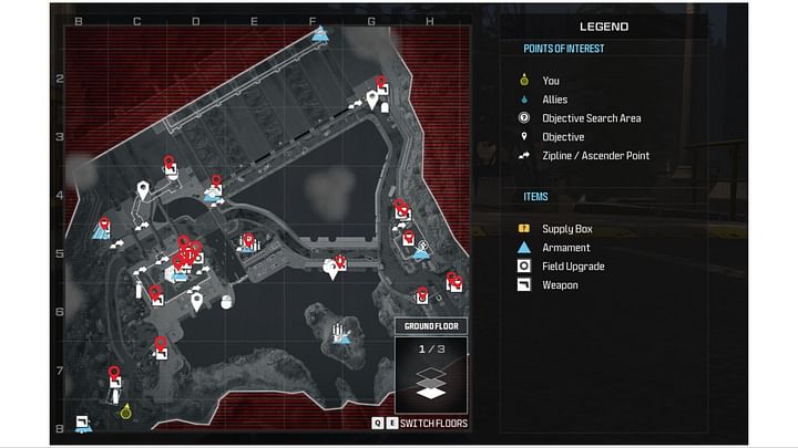 All item locations in the Gora Dam mission in Modern Warfare 3 campaign