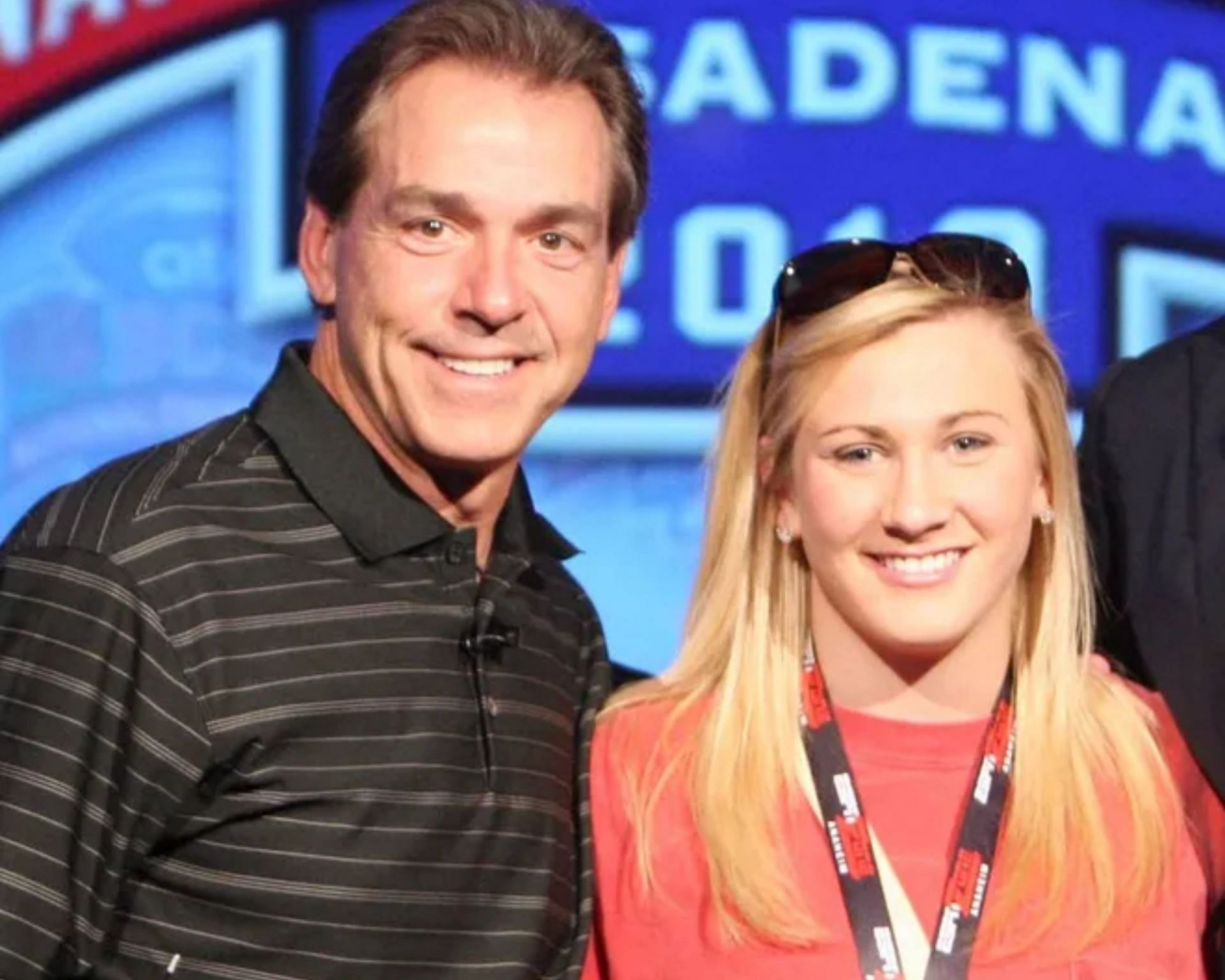 Nick Saban and his daughter Kristen Saban