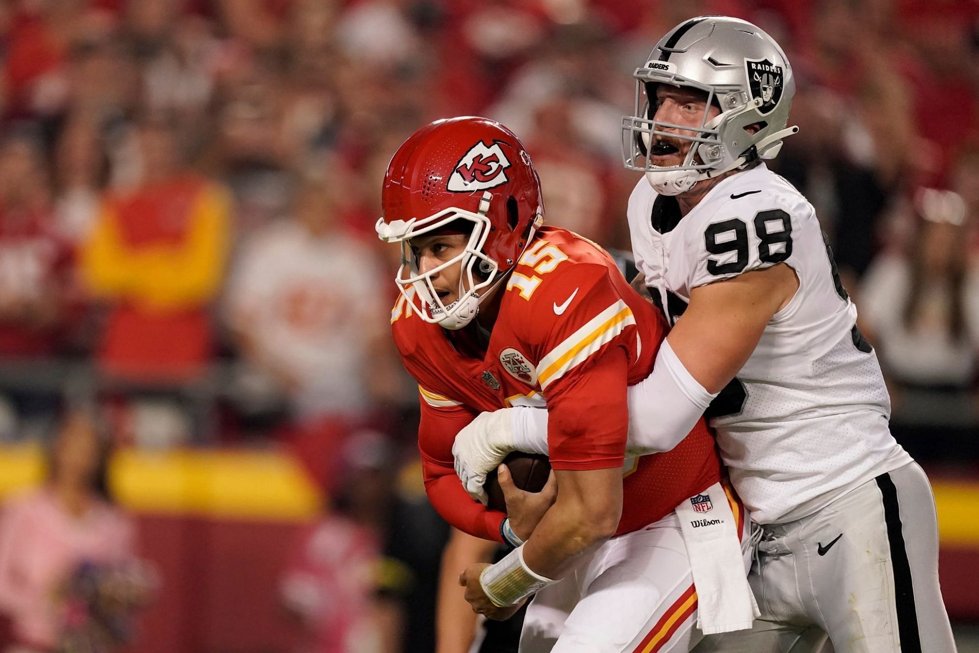 Raiders vs. Chiefs inactives Who is out for Week 12?