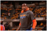 Amar'e Stoudemire in a New York Knicks jersey (Photo credit: Nathaniel Butler/Getty Images)