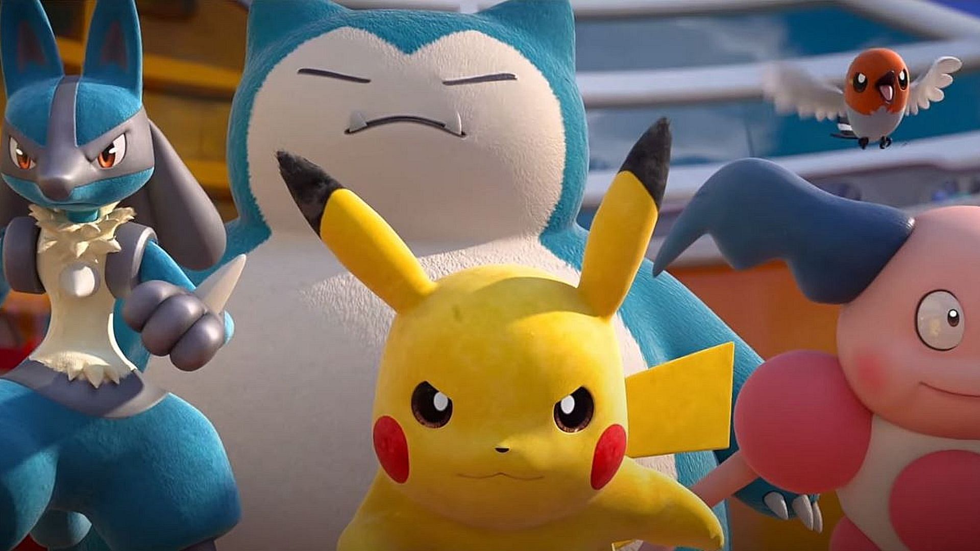 A screenshot from the Pokemon Unite trailer (Image via The Pokemon Company)