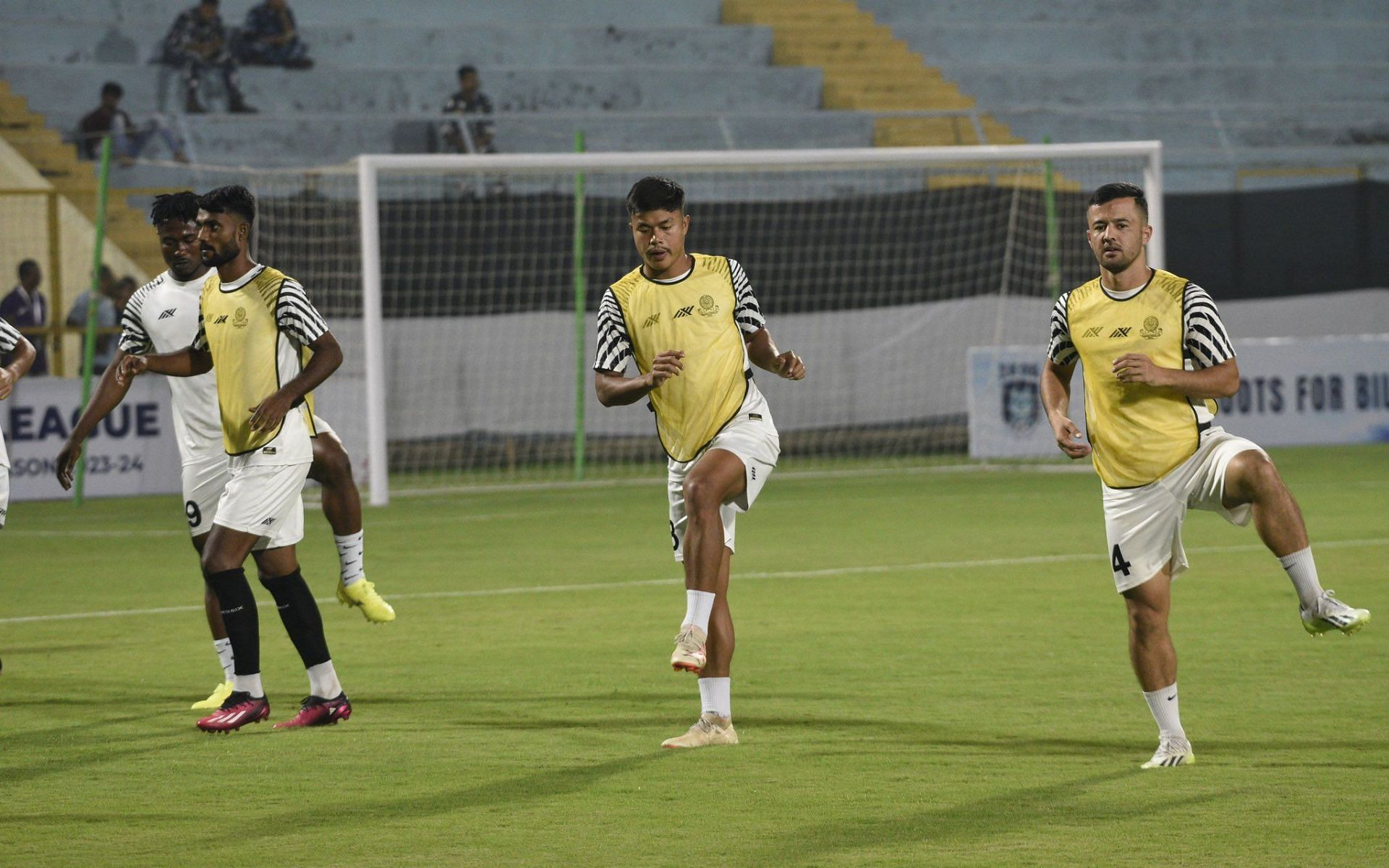 Mohammedan SC players train ahead of their upcoming I-League contest (Image Credits: Twitter/I-league)