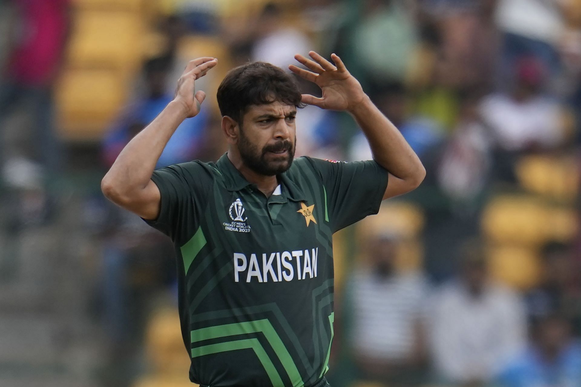 Haris Rauf (533) has conceded the most runs in a single edition of a World Cup. [P/C: AP]
