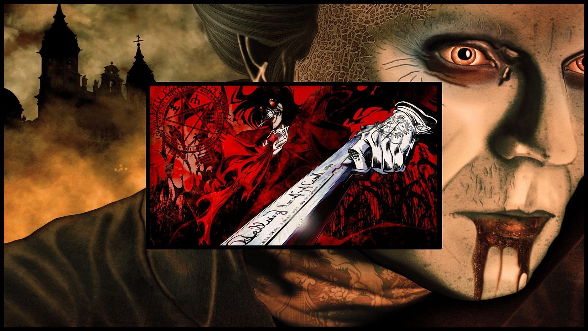Hellsing anime cover [foreground], Bram Stoker