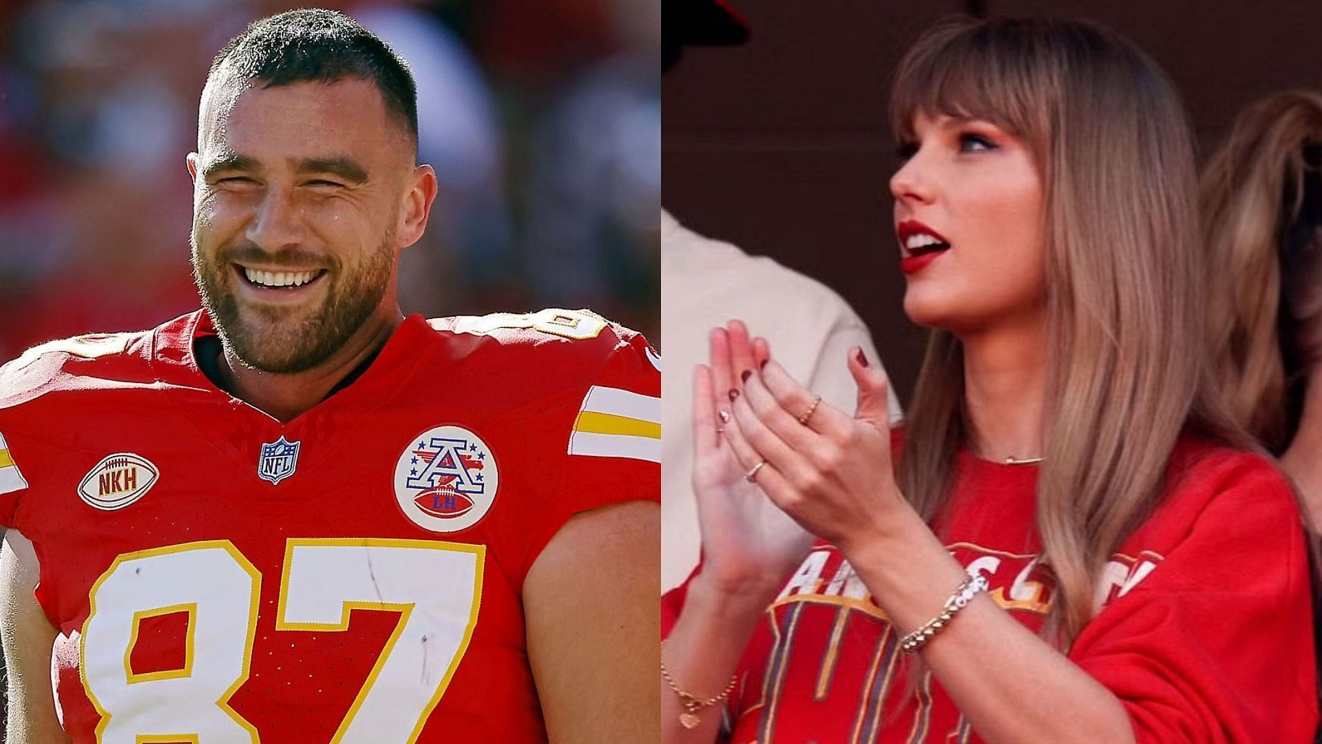 All-Pro tight end Travis Kelce and Taylor Swift