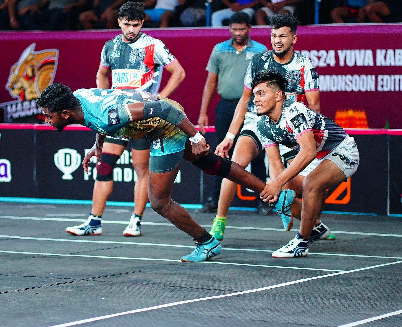 Sonu Rathee in action during Yuva Kabaddi Series Monsoon Edition 2023