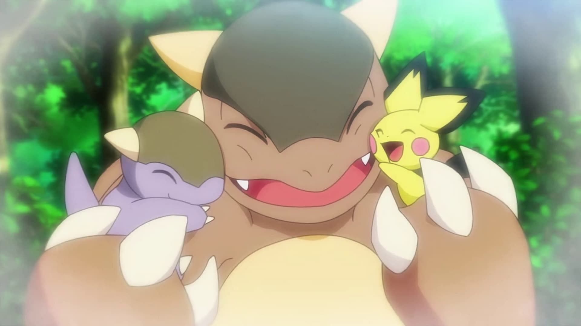 When Pikachu was under Kangaskhan&#039;s care (Image via The Pokemon Company)