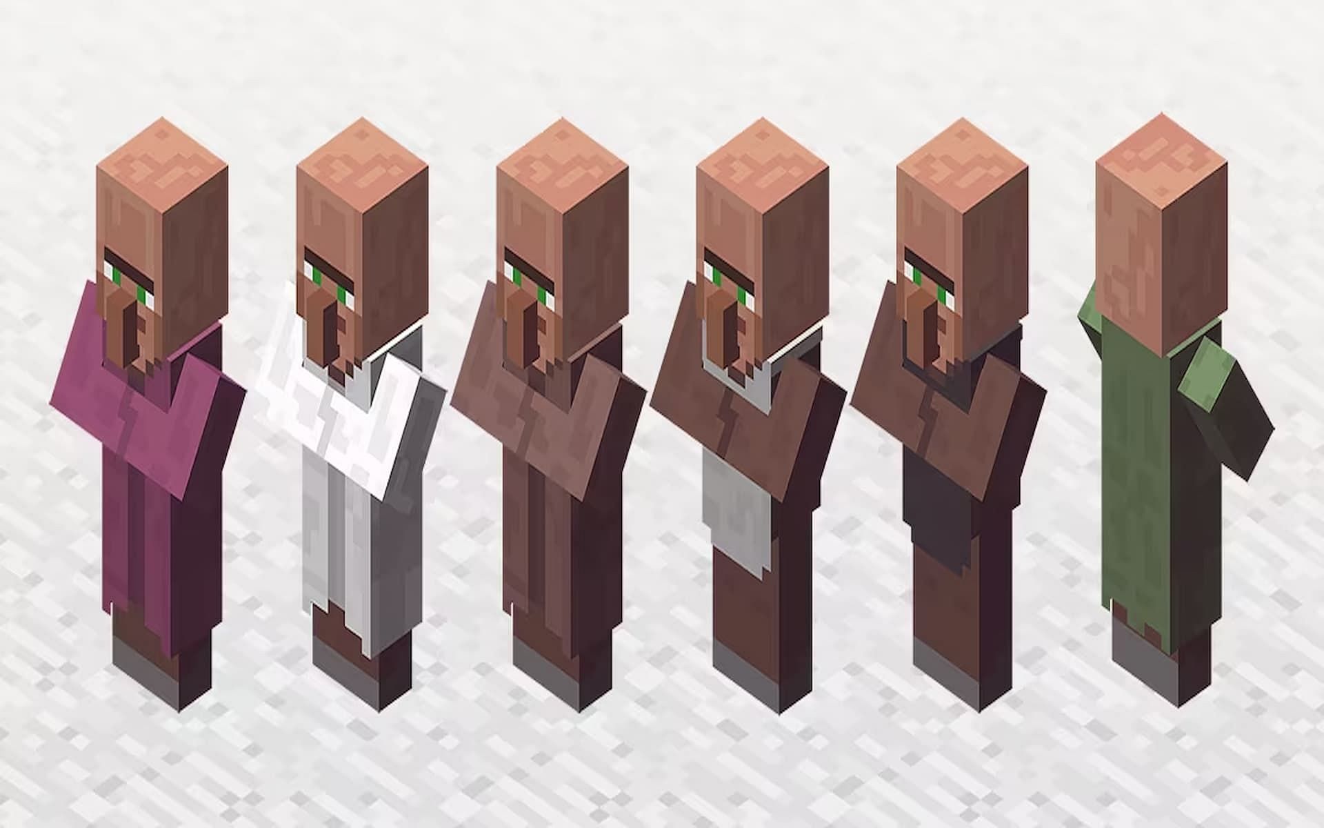 Minecraft villagers