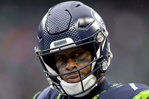 Geno Smith during Washington Commanders v Seattle Seahawks