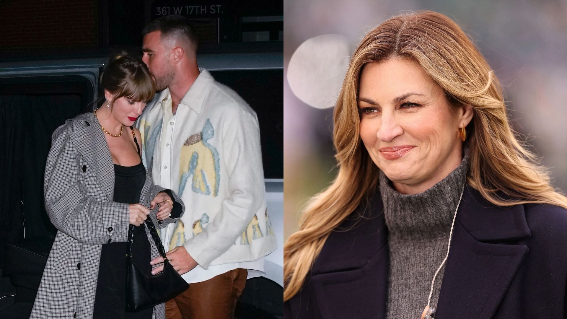 Amidst the Travis Kelce-Taylor Swift furor, Erin Andrews makes an analogy