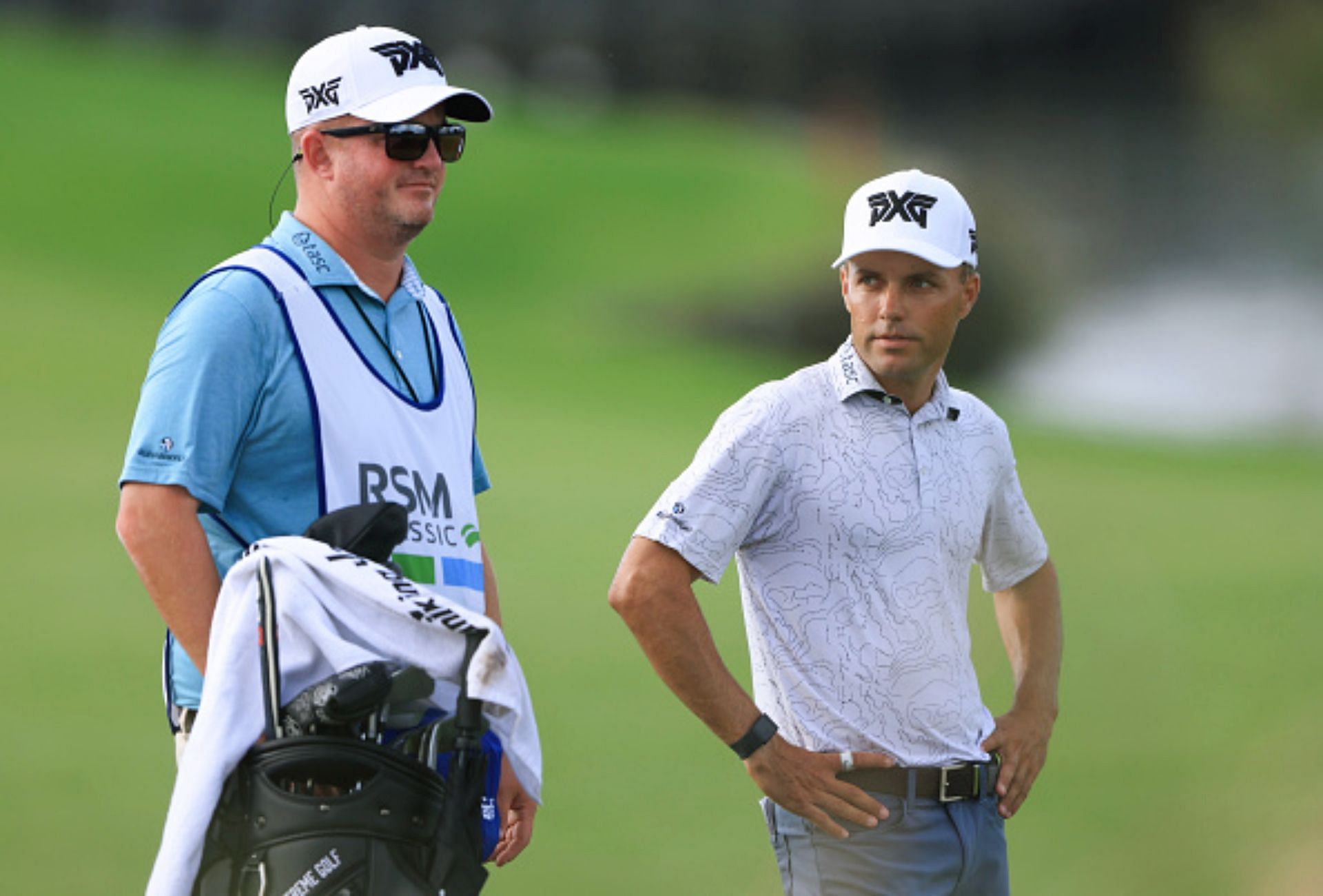 Eric Cole and his caddie Reed Reed Cochran (Image via Getty).
