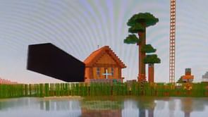 Minecraft player finds mysterious rotating structure on Bedrock Edition realms