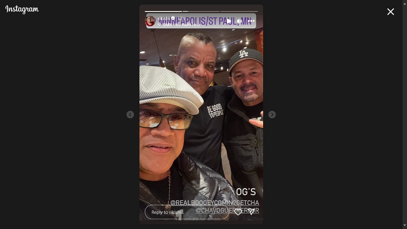 A Screengrab of Rikishi&#039;s Instagram Story