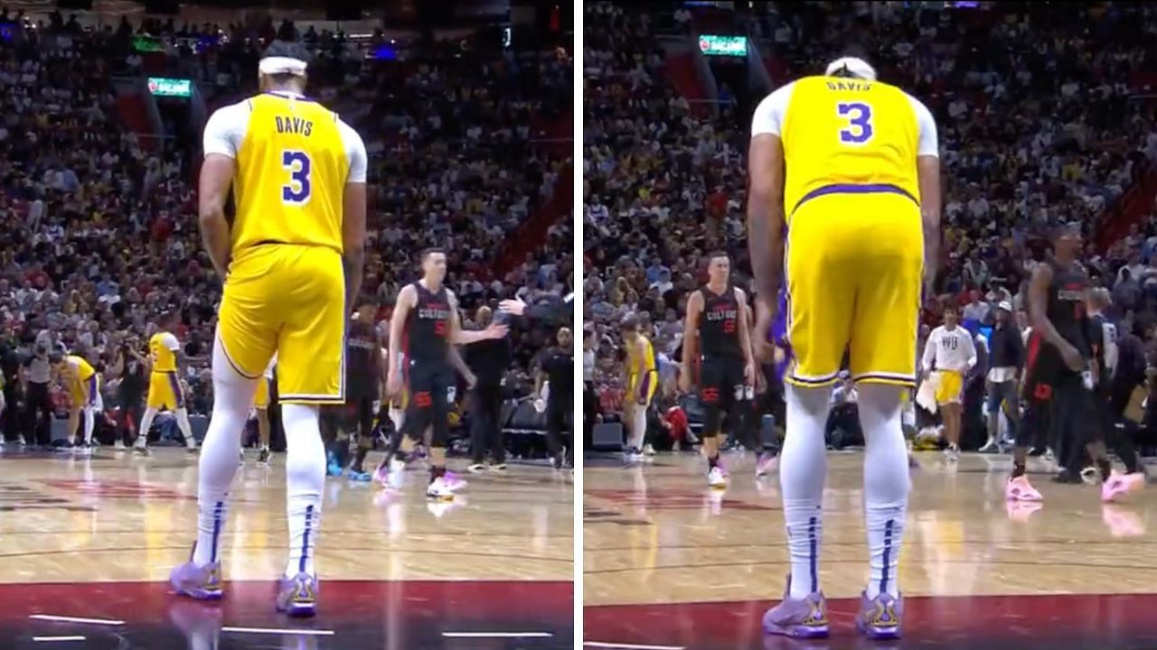 Anthony Davis Injury: What happened to Lakers star vs Heat?