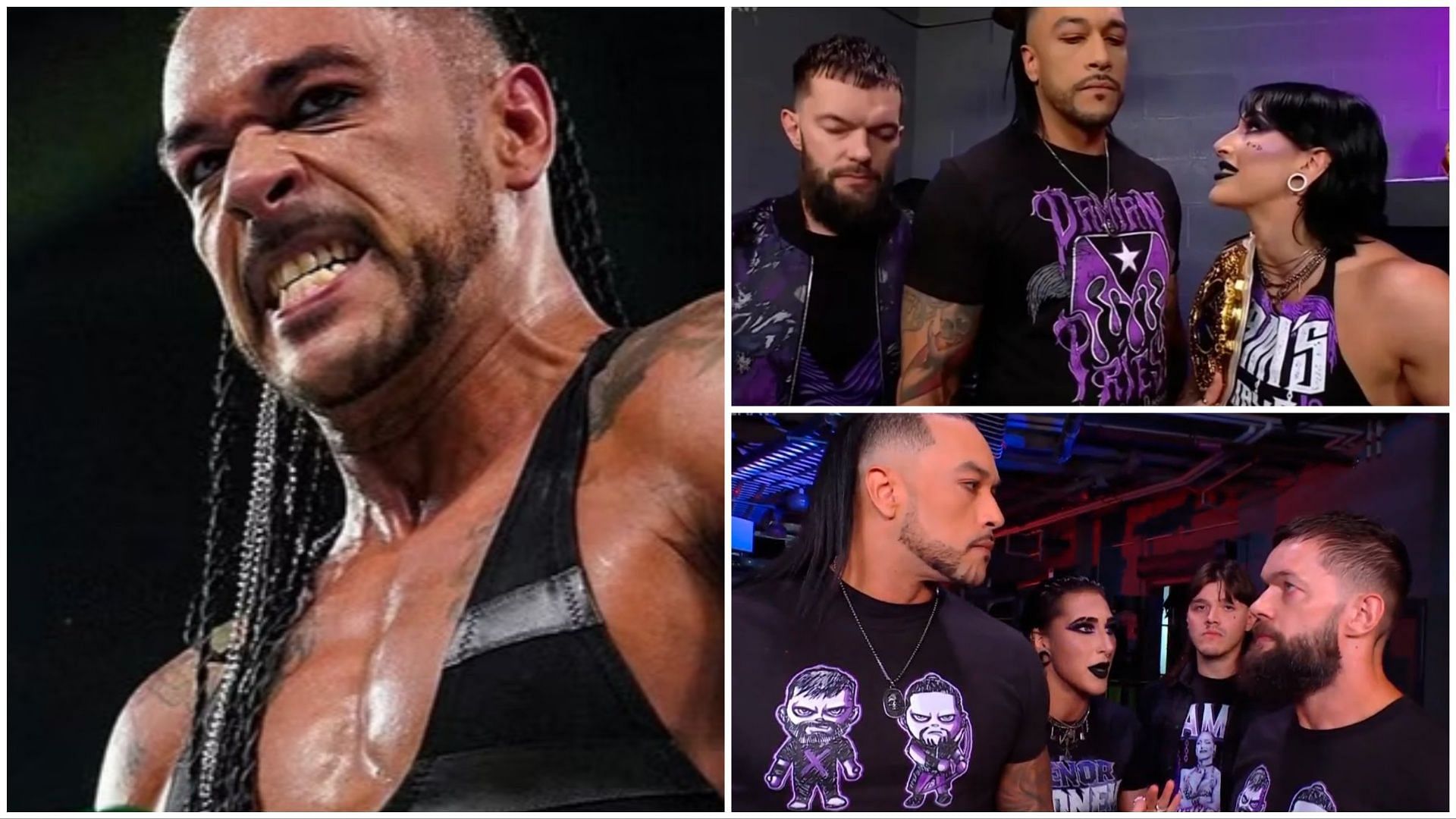 WWE Superstar Damian Priest alongside The Judgment Day.