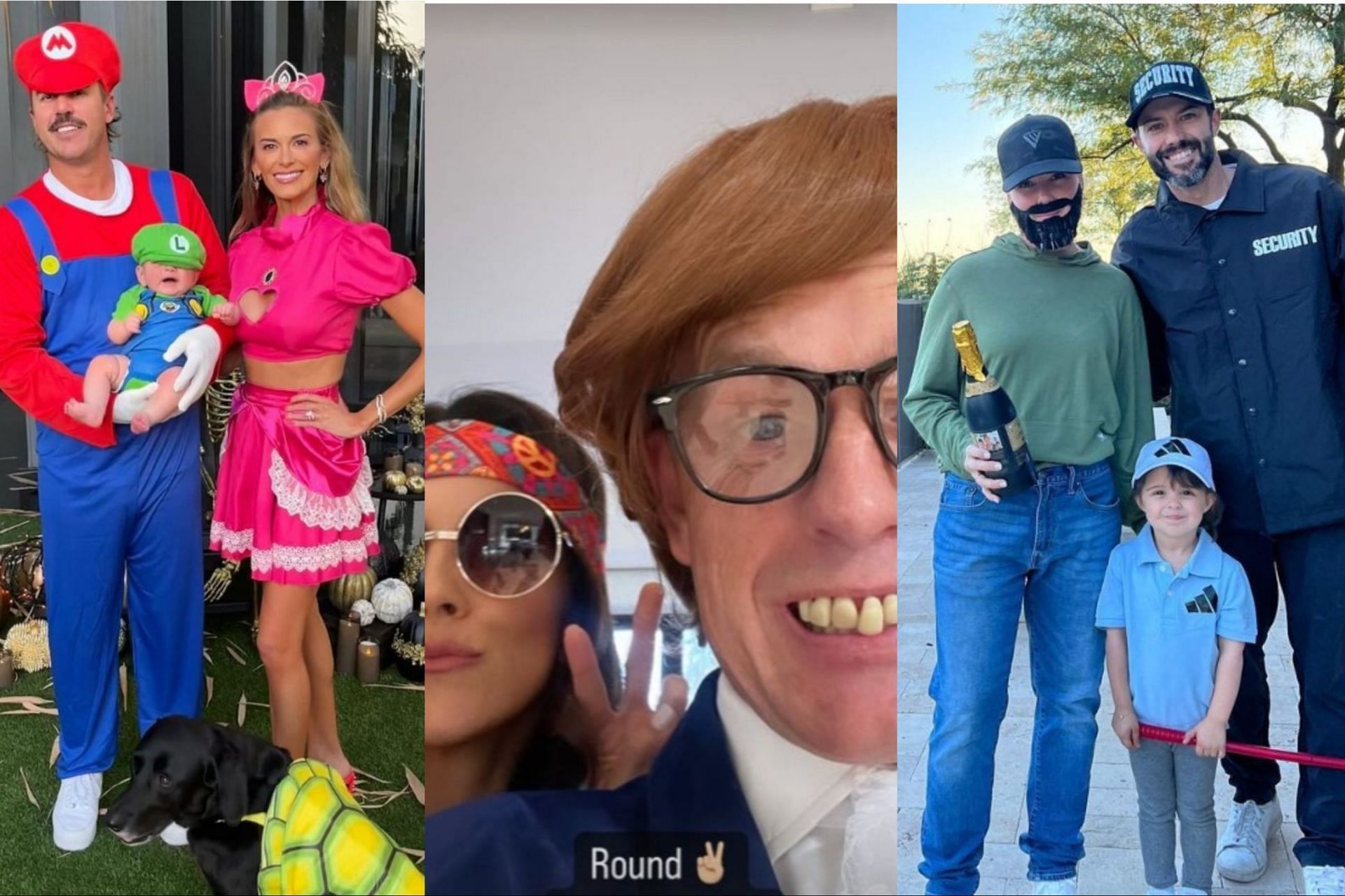 Golfers had fun sporting some interesting costumes on the Halloween