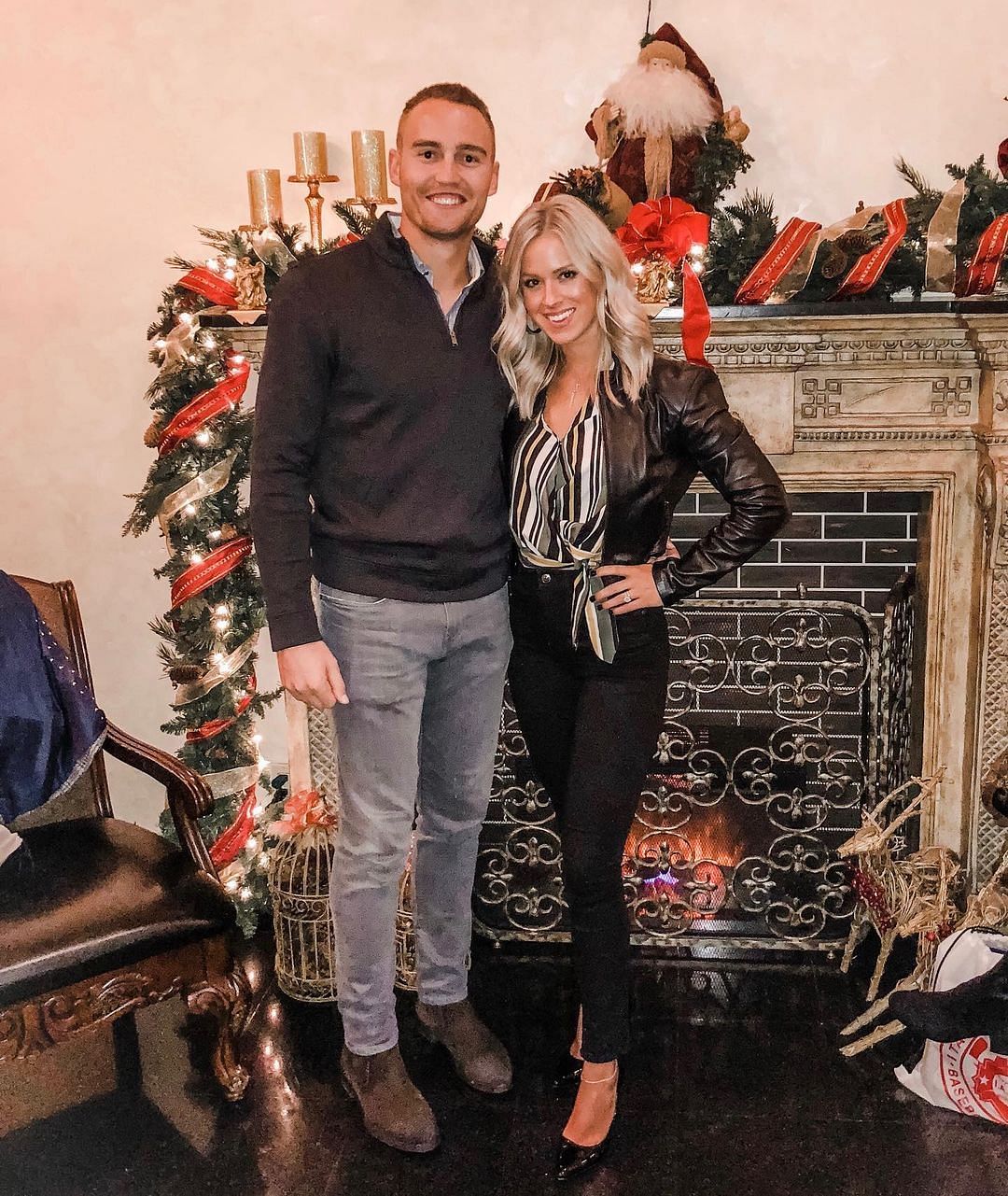 Brandon Nimmo and his wife. Brandon Nimmo&rsquo;s official Instagram account - @bnimmo24