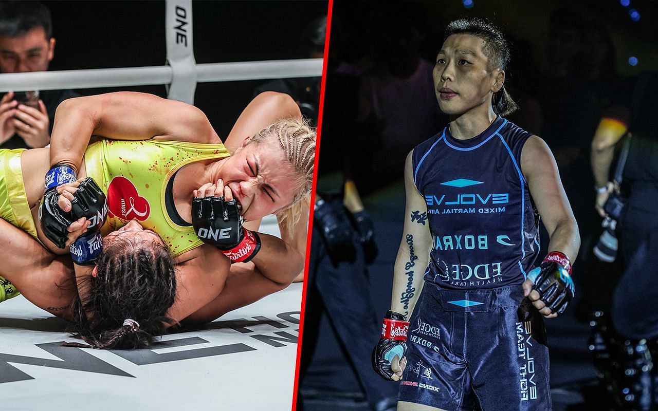 Ayaka Miura (Left) wants a rematch with Xiong Jing Nan (Right)