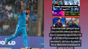 "Sharm karo yaar"- Mohammed Shami blasts former Pakistan cricketer for baffling comments on Team India during 2023 World Cup