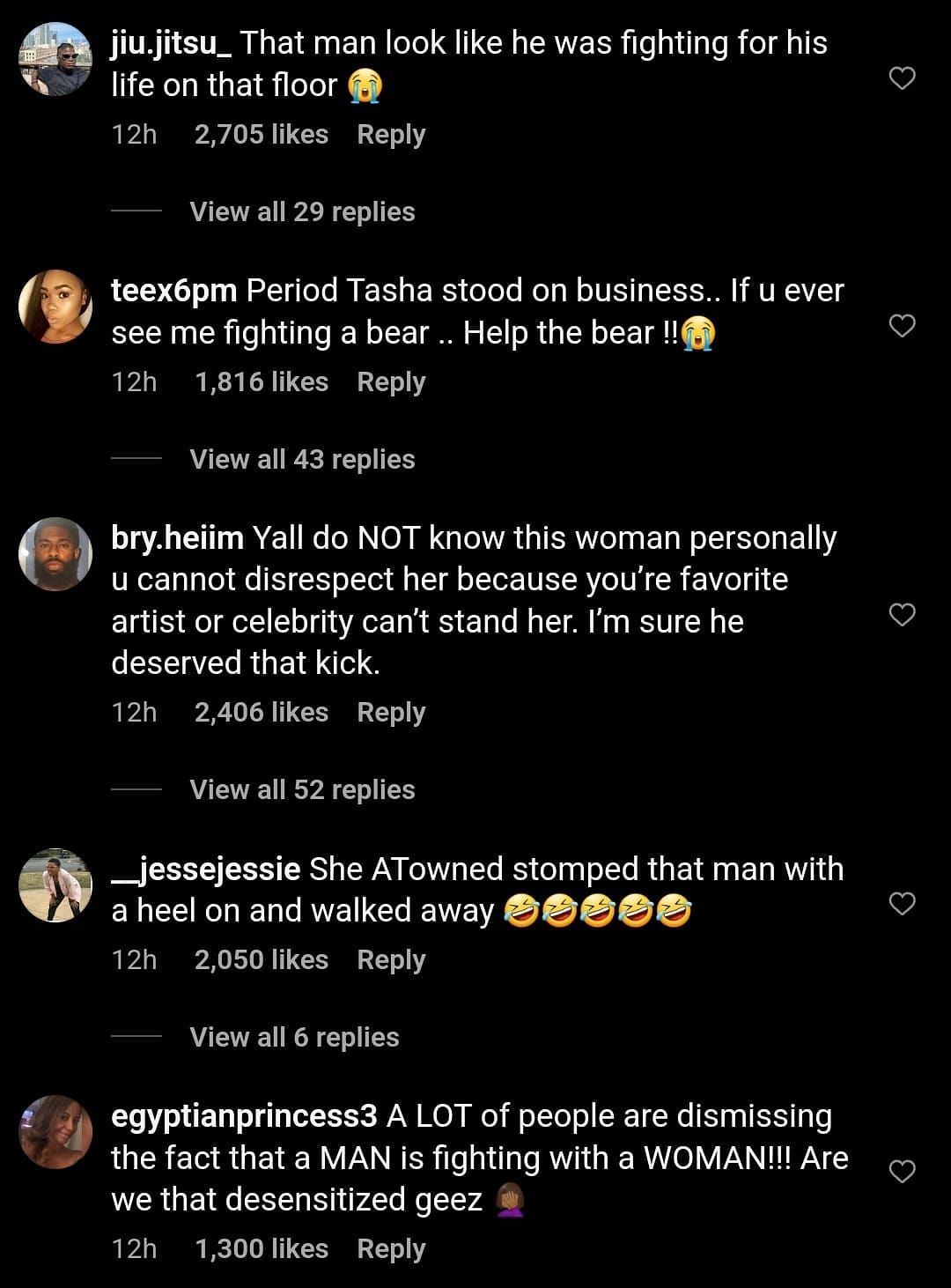 Netizen reacts to the viral fight video (Image via theneighborhoodtalk/Instagram)