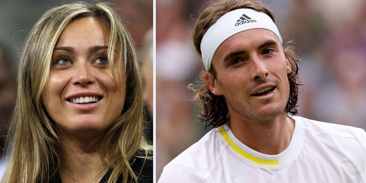 Paula Badosa (L), Stefanos Tsitsipas (R)