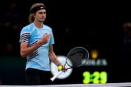 Alexander Zverev at the 2023 Paris Masters.
