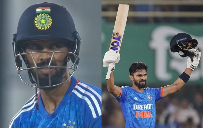 [Watch] Ruturaj Gaikwad smashes a stylish six to notch up 52-ball century in 3rd IND vs AUS T20I