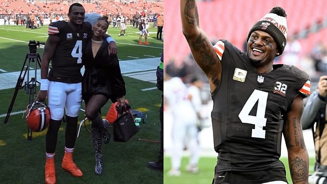 Deshaun Watson's girlfriend Jilly Anais shows love for her 'hype man' after Browns shutout win
