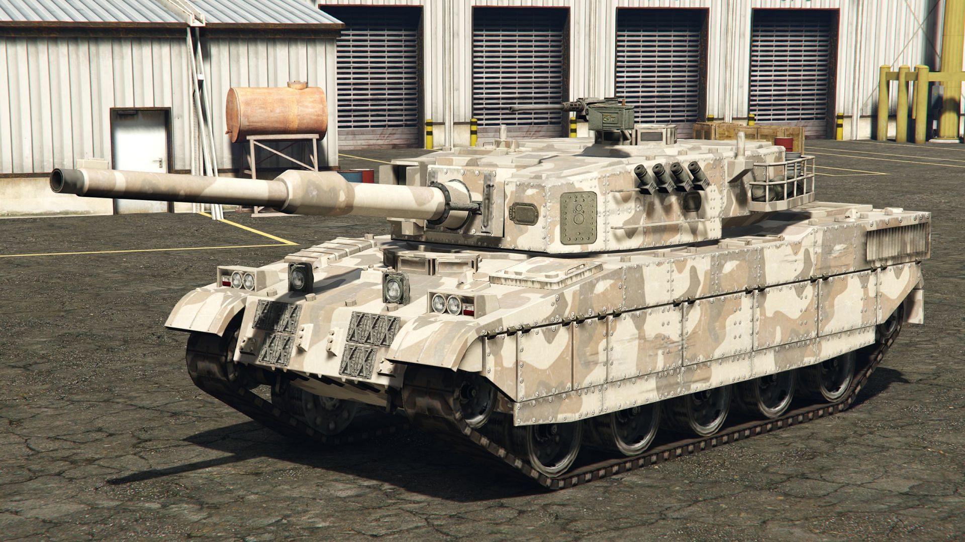 The Rhino Tank in GTA 5 (Image via GTA Wiki)