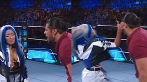 "My hand hurt"- Zelina Vega's savage reply after slapping Santos Escobar on live TV