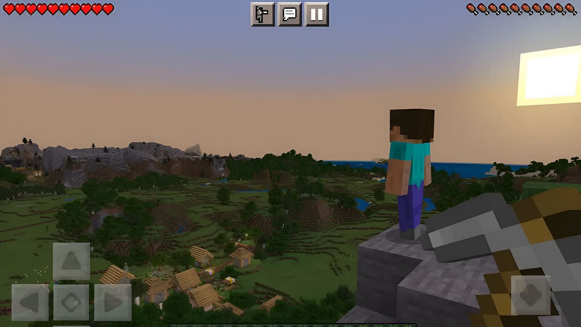 Using Minecraft Preview is a bit different depending on a mobile player&#039;s OS (Image via Mojang)