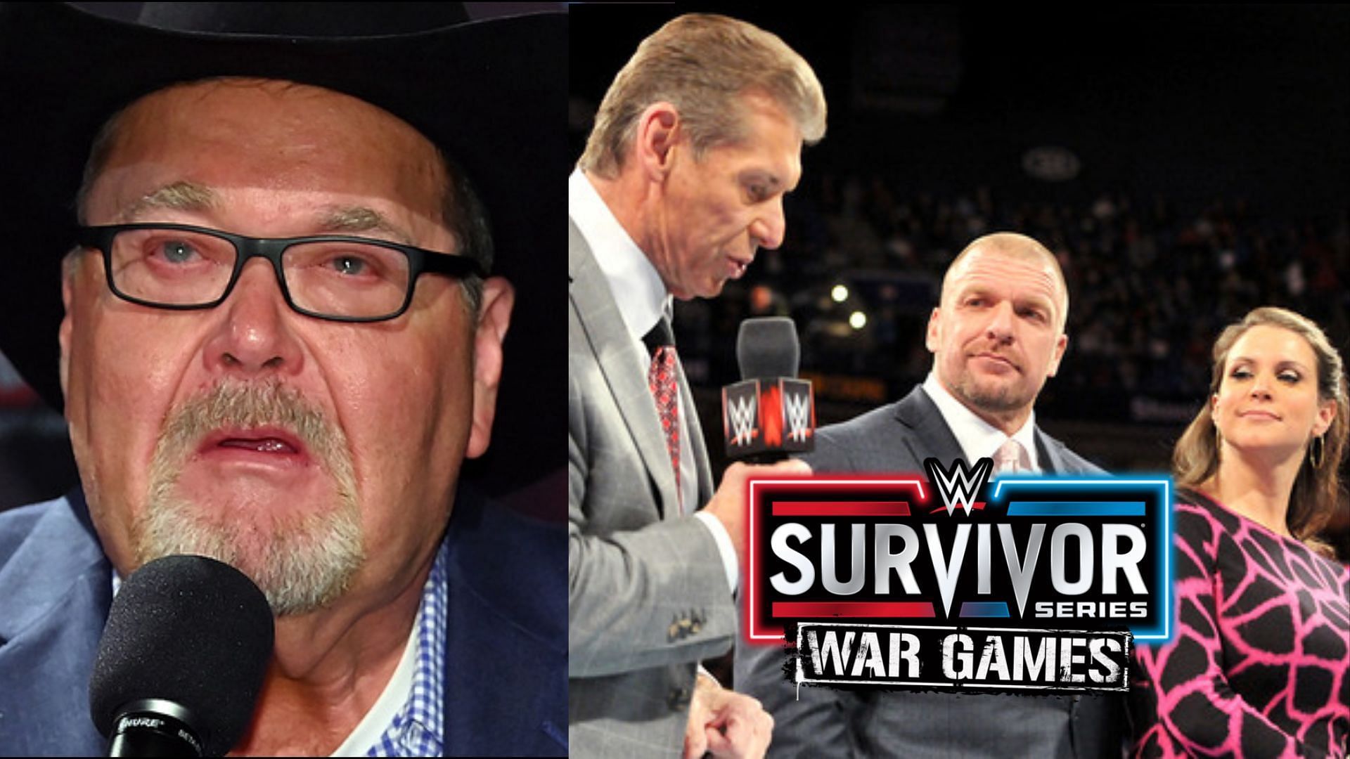 From left to right: Jim Ross, Vince McMahon, Paul &quot;Triple H&quot; Levesque and Stephanie McMahon