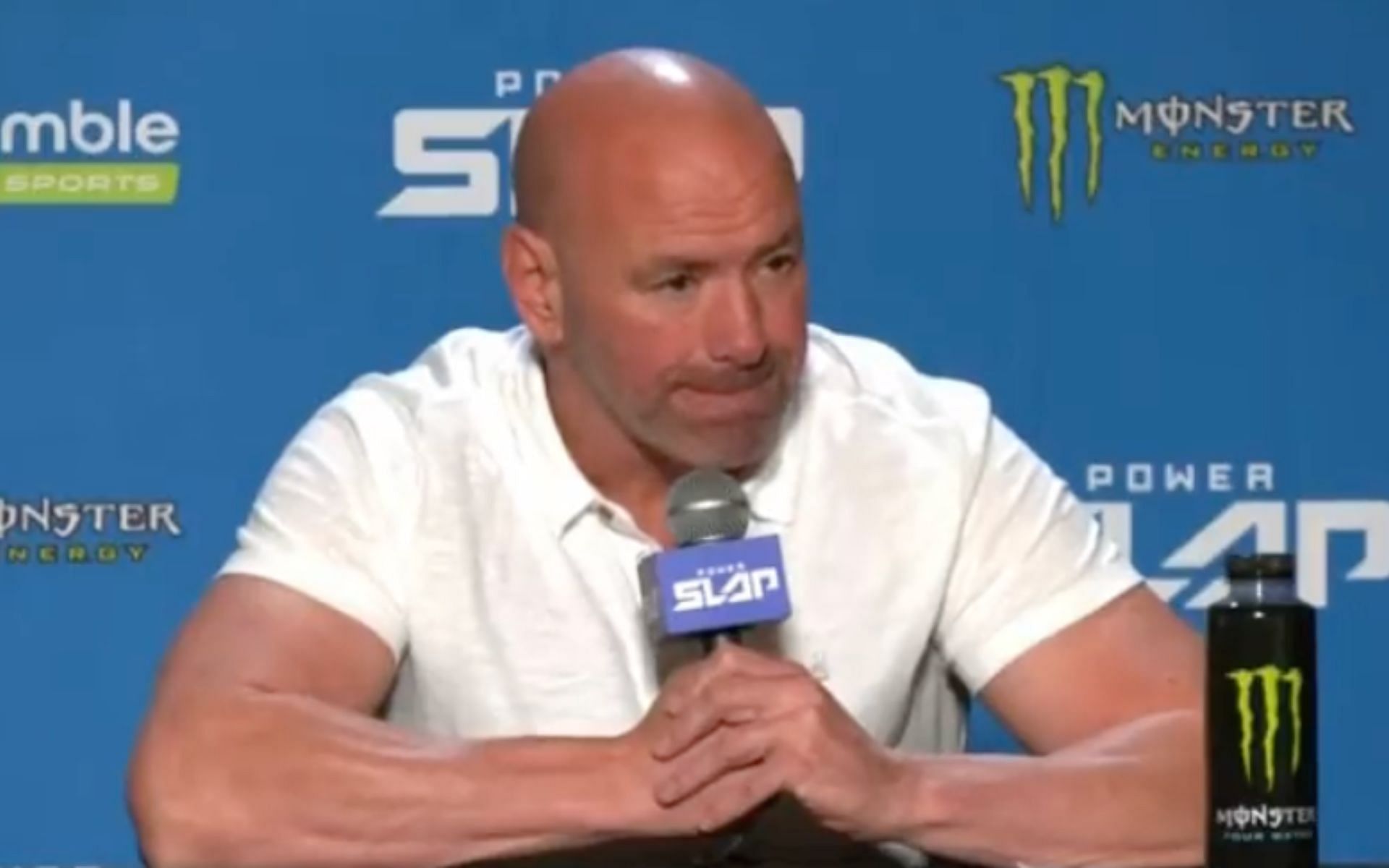 Dana White after Power Slap 5 [Photo Courtesy @alexbehunin on X]