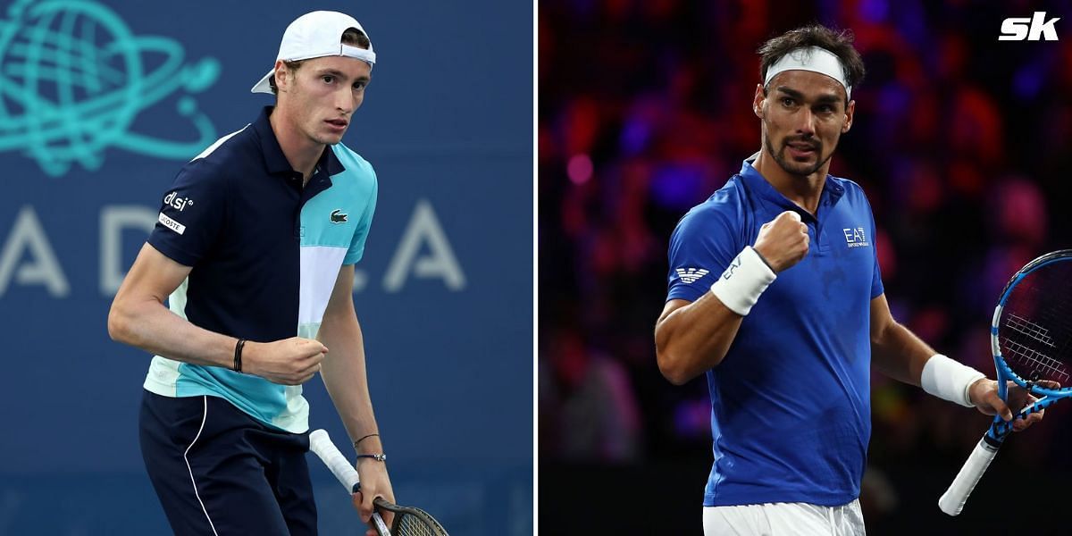 Ugo Humbert vs Fabio Fognini is one of the semifinal matches at the 2023 Moselle Open.